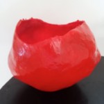 Terra – Red, 2012  Resine, fiberglass and pigments 24 x 33x 29 cm €  600